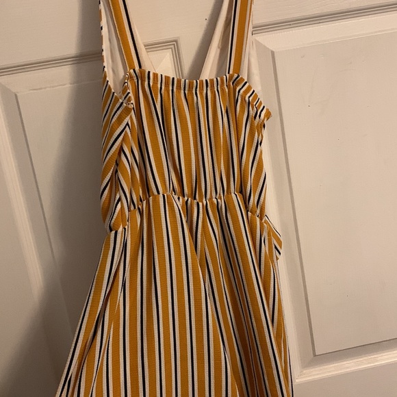 ⭐️Yellow and blue striped romper - Picture 2 of 4